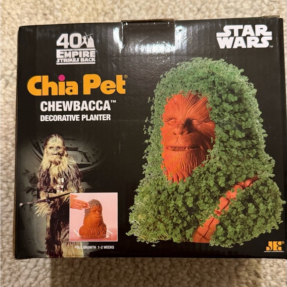 40th Anniversary the empire strikes back - Chewbacca chia pet New - Picture 2 of 2